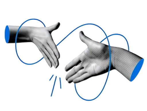 Business partnership handshake